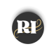 Black White Simple Initials Logo